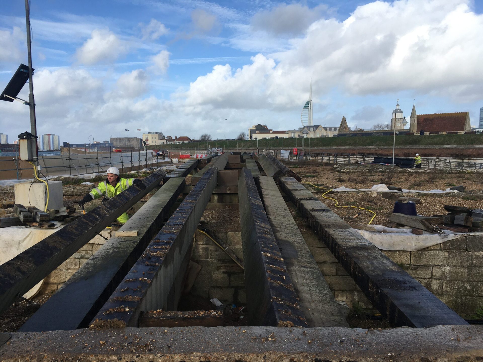 The deconstruction of Portsmouth Spur Redoubt Bridge